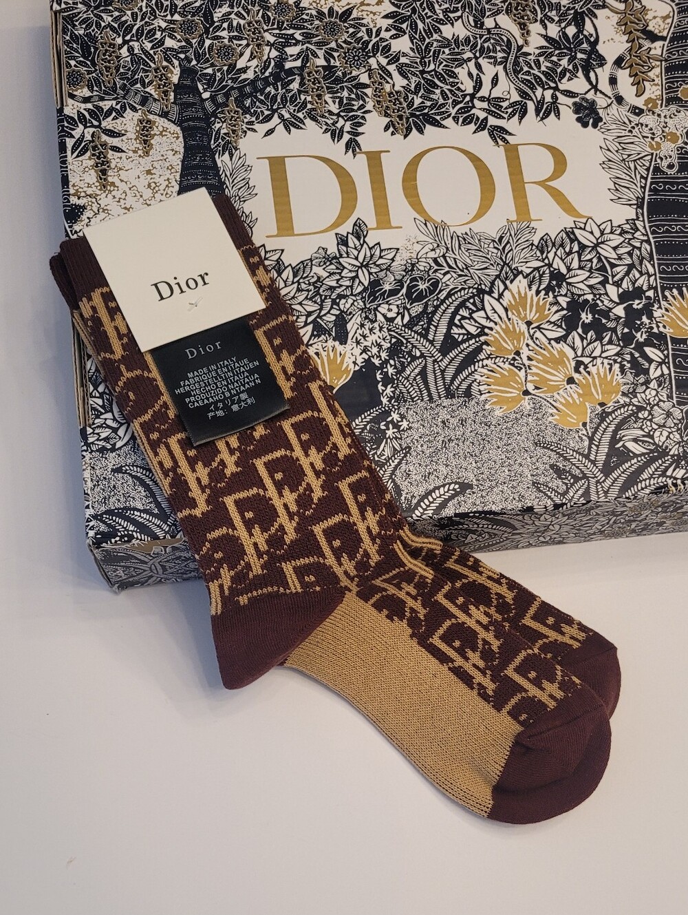 ✨️ DIORI Oblique 🧦 Crew Socks✨️